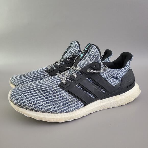 Adidas Parley x UltraBoost 4.0 Carbon Blue Spirit BC0248 Men’s - Sz 13